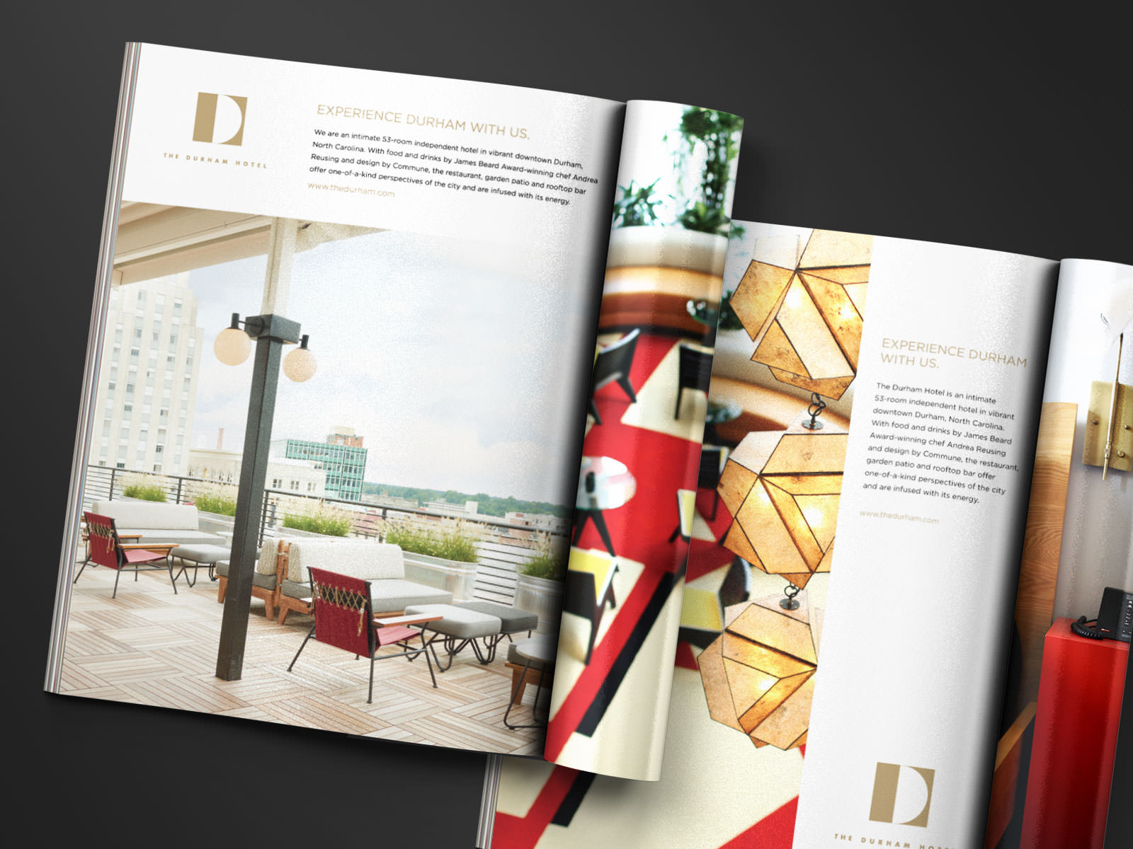 The Durham Hotel - Magazine Advertisements