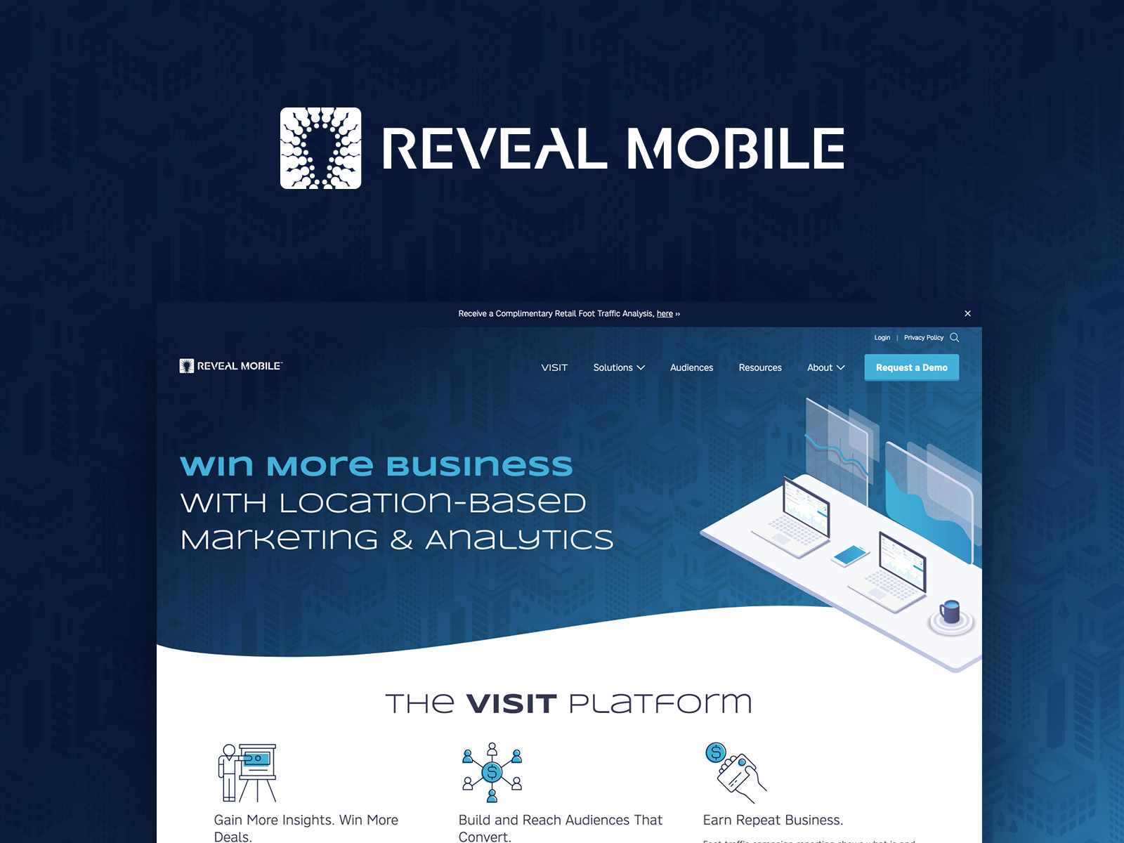 Reveal Mobile - Website Design - Homepage copy