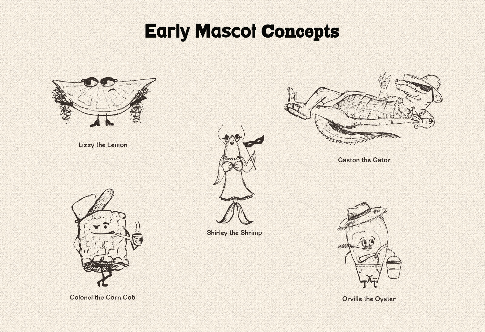 Cajun Steamer Bar & Grill - Mascot Concepts