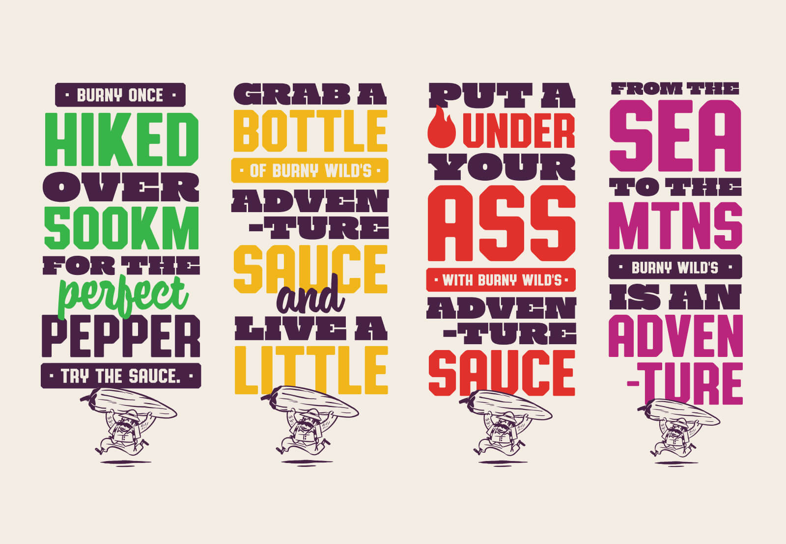 Burny Wild's Adventure Sauce - Stacked Sayings