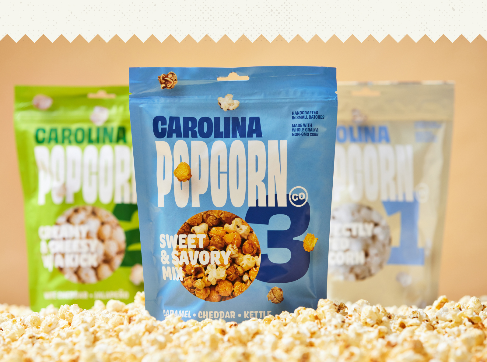 Southern Season Carolina Popcorn Trio