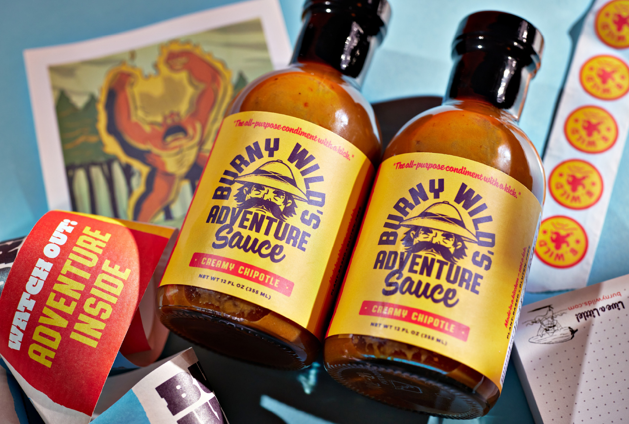 Burny Wild’s Sauce Bottles