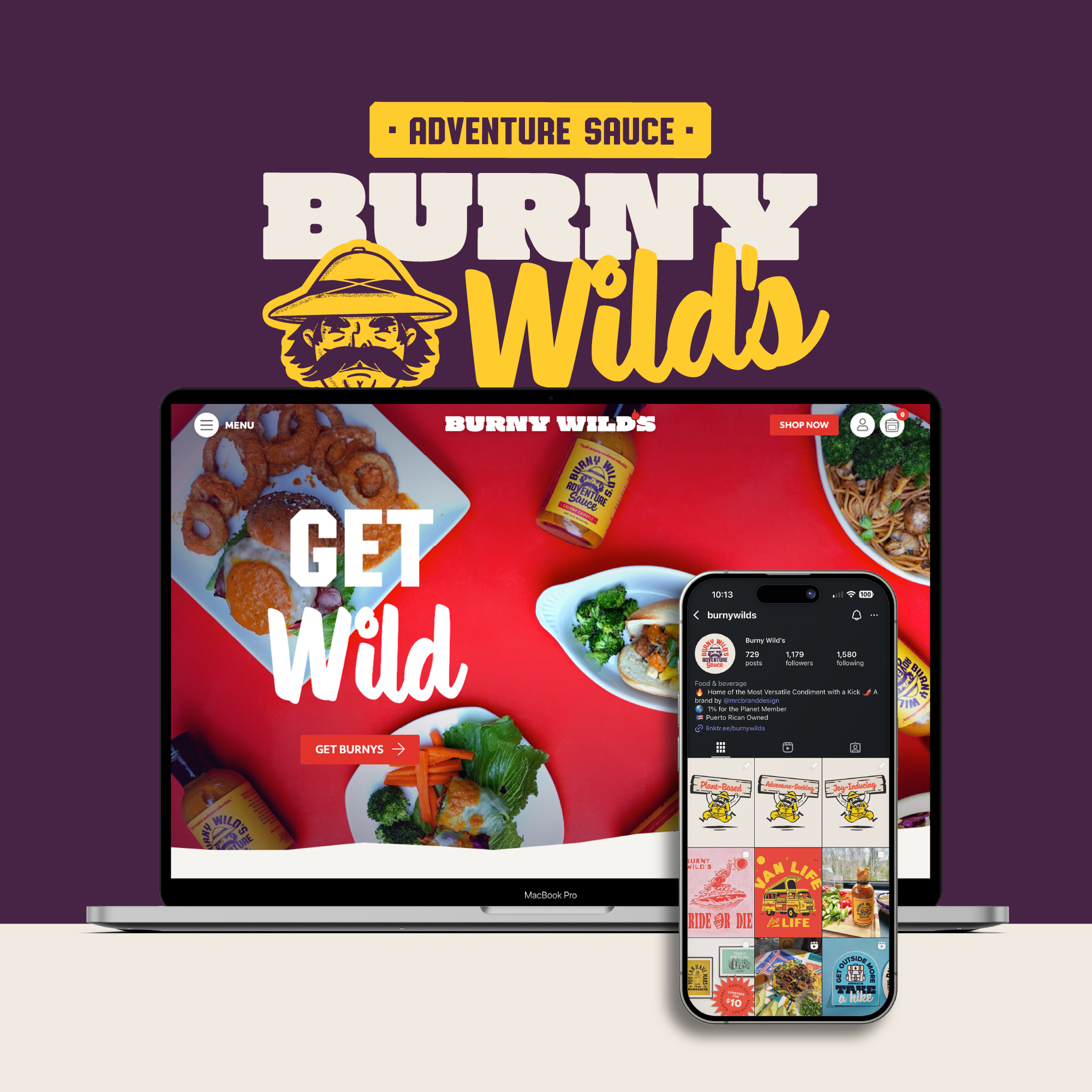 Burny Wild’s Website and Instagram
