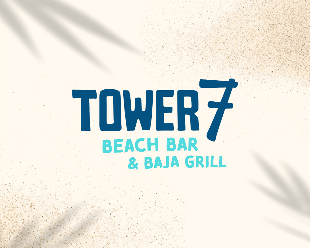 Tower 7 - Beach Bar - Logo Redesign
