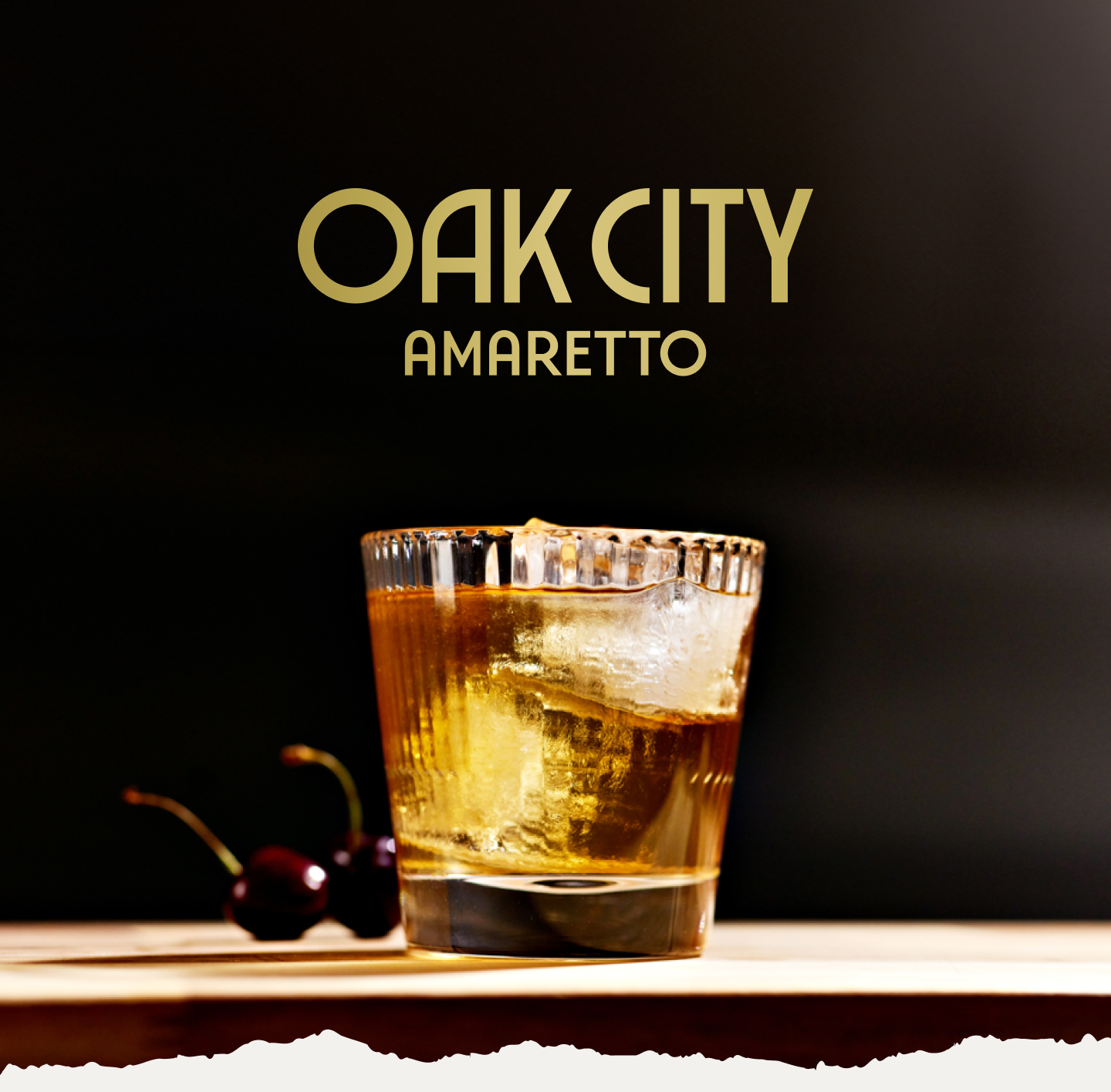 Oak City Amaretto in a cocktail glass