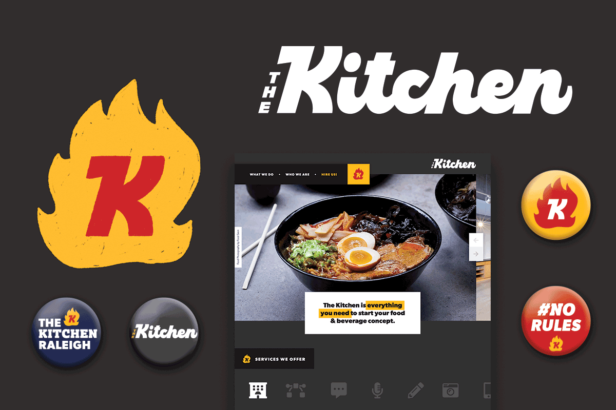 The Kitchen - Branding and Website Ideation by MRC