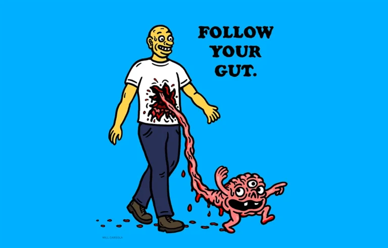 Follow your Gut illustration by Will Carsola