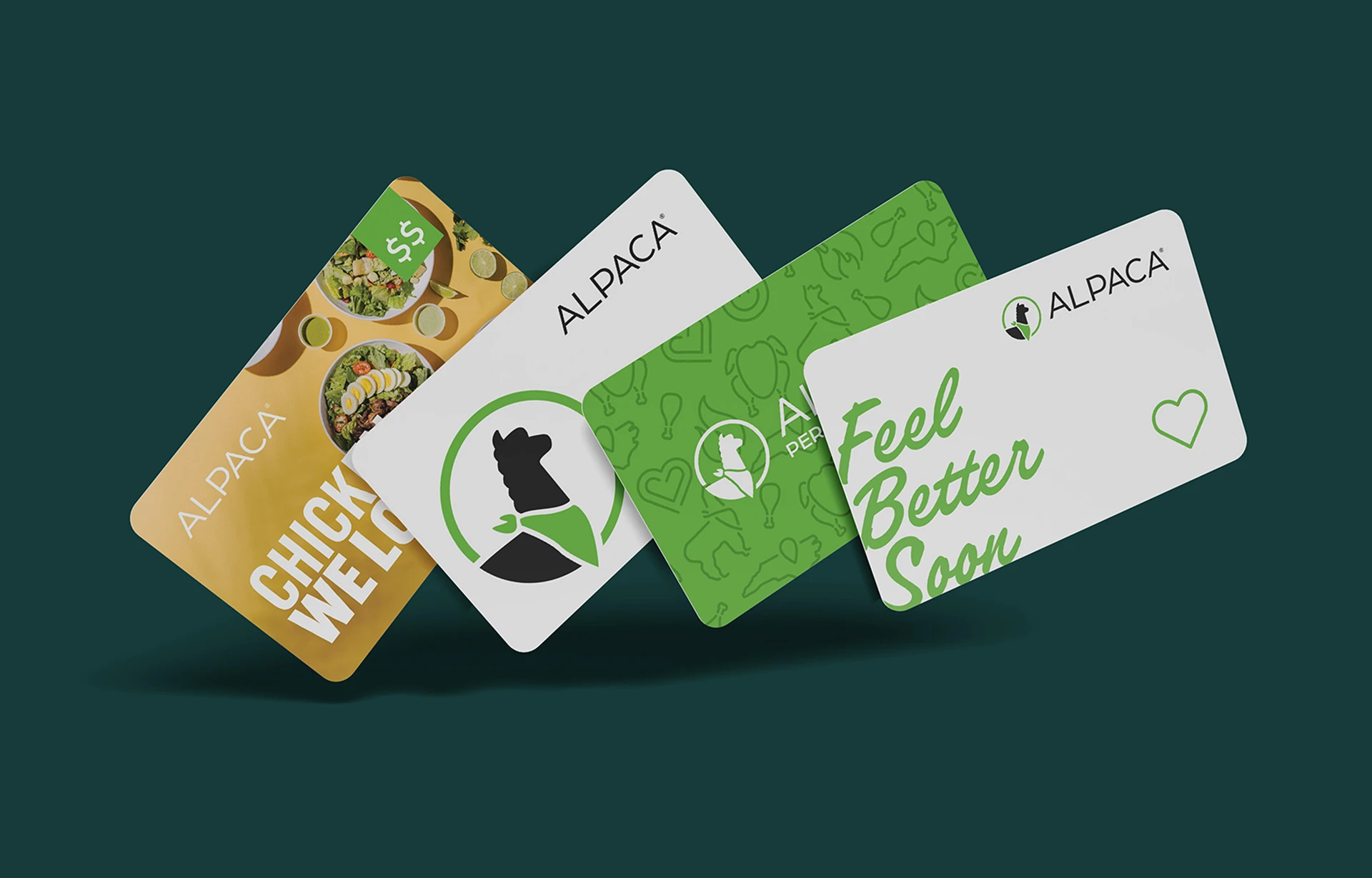 Alpaca Chicken brand identity and website design
