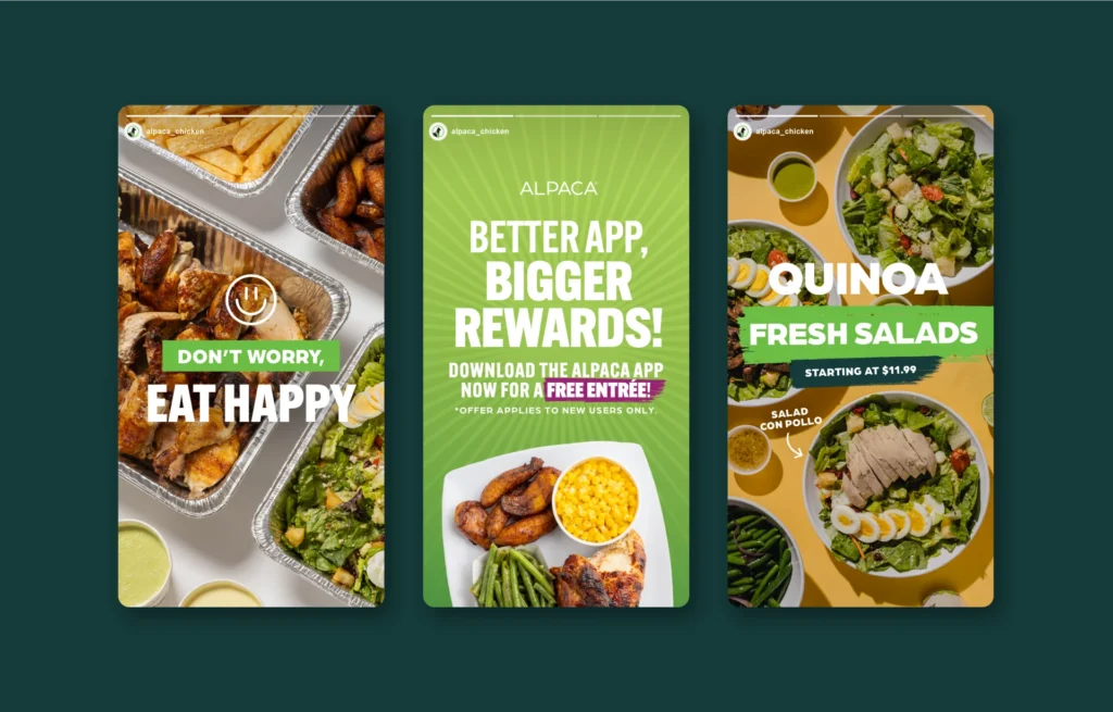 Alpaca Chicken brand identity and website design