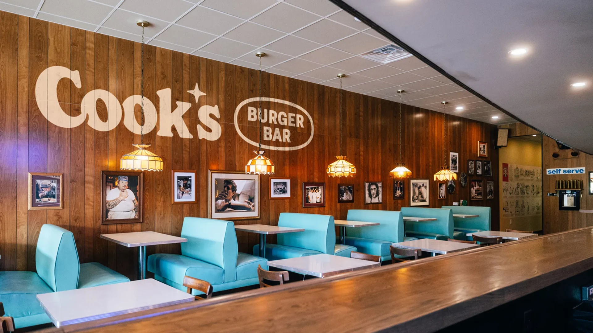 Cooks Burger Bar brand identity