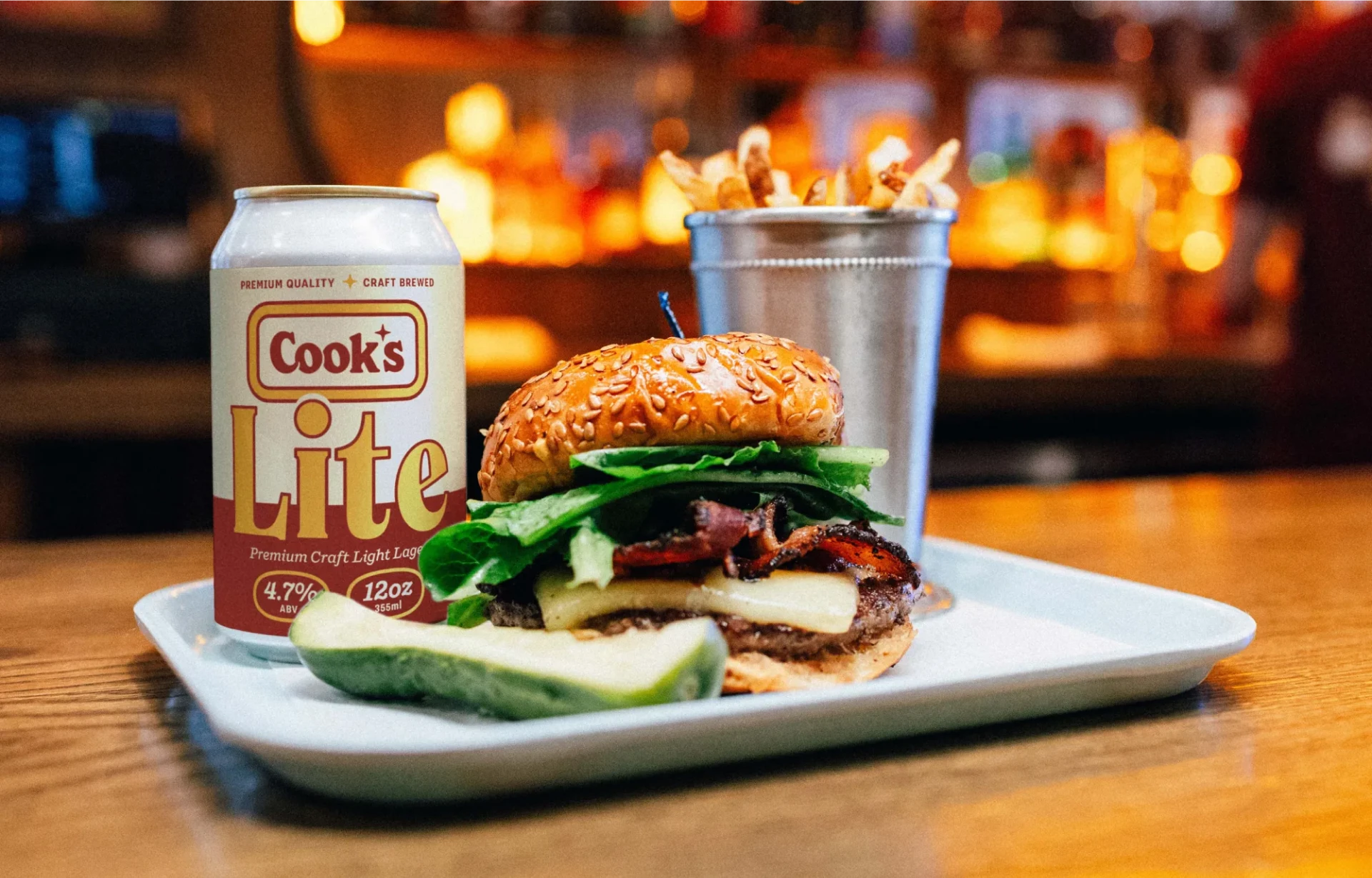 Cooks Burger Bar brand identity