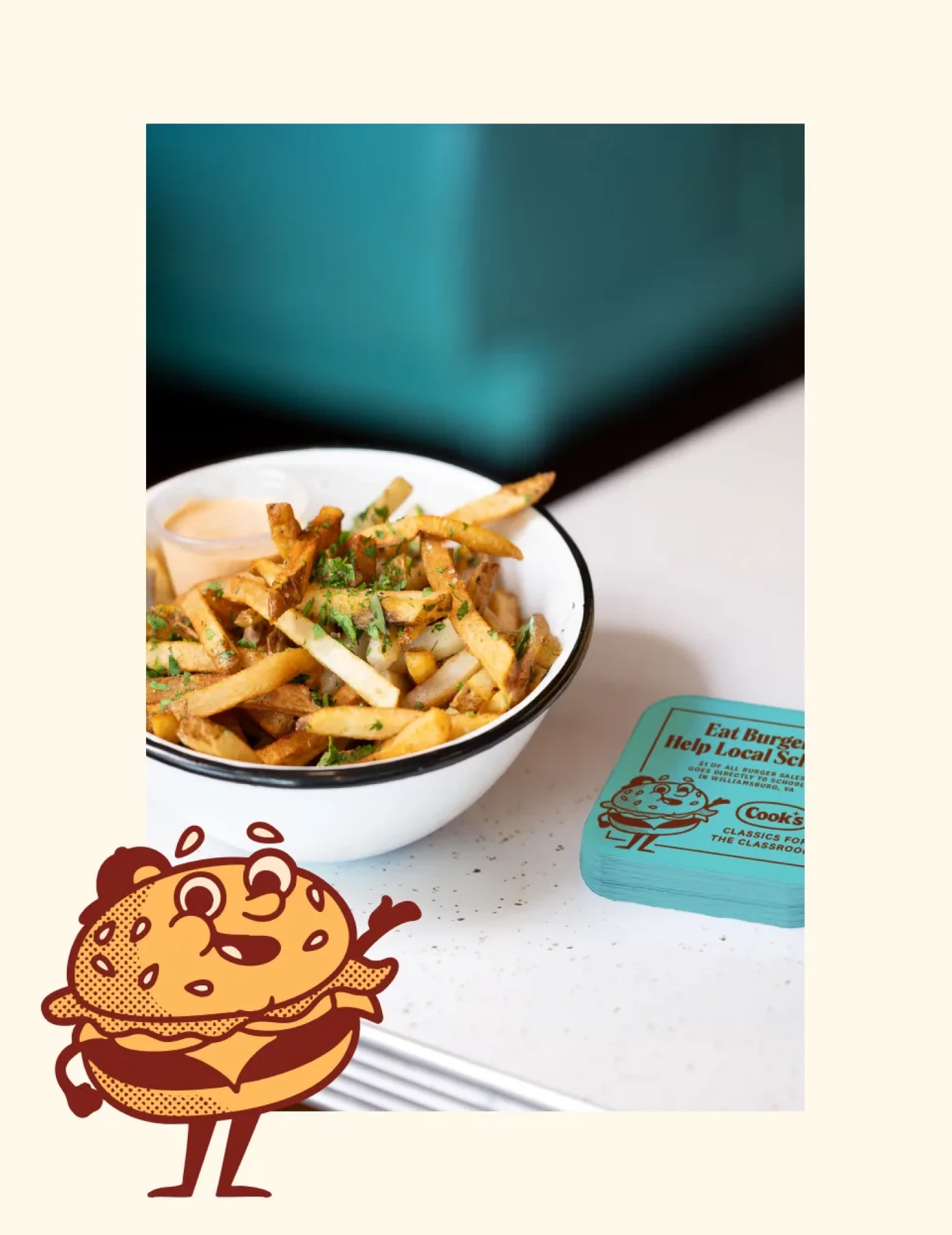 Cooks Burger Bar brand identity