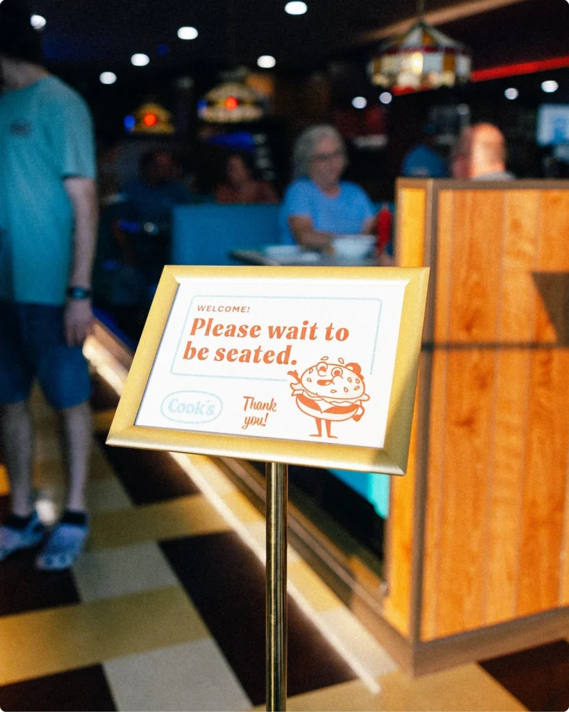 Cooks Burger Bar brand identity
