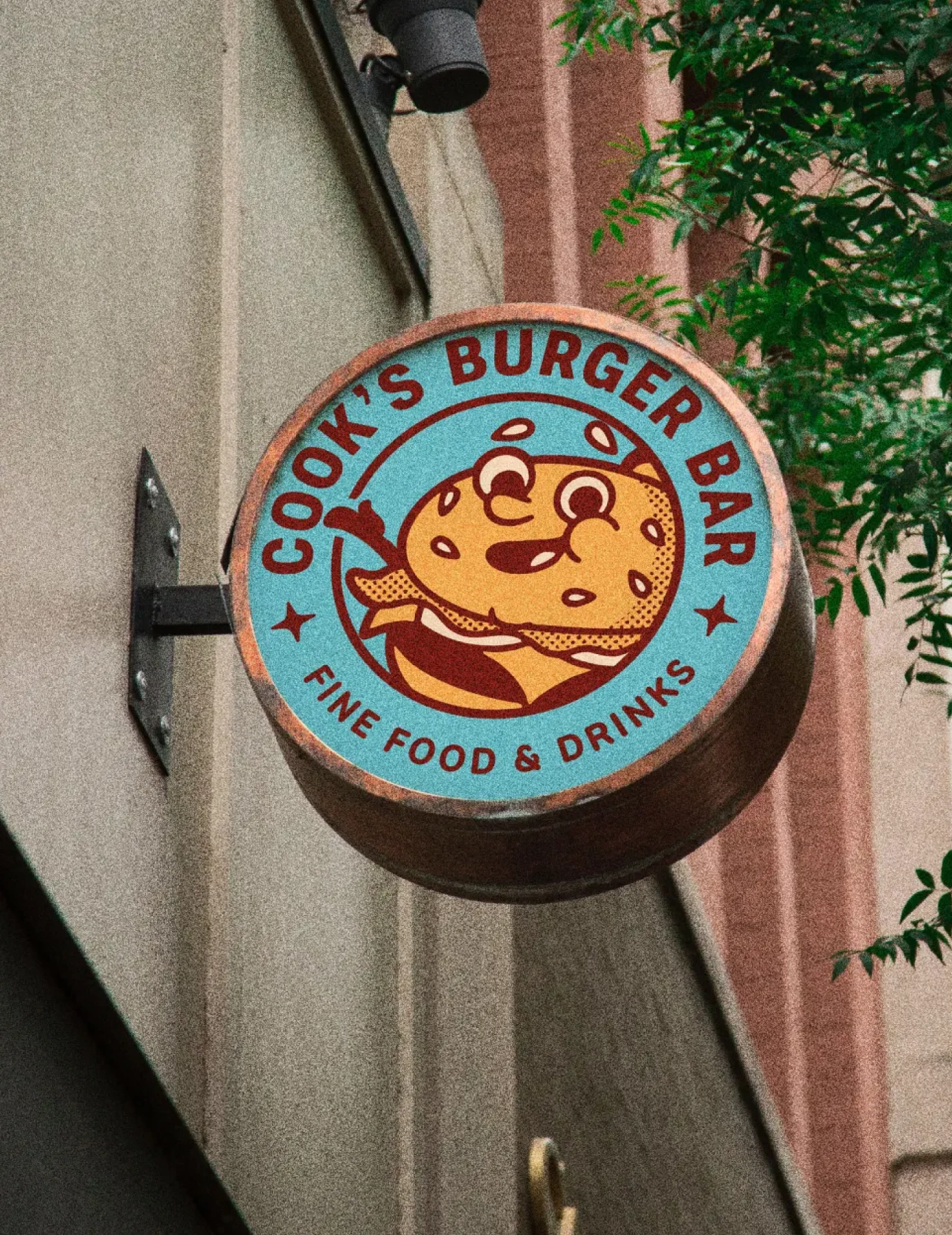 Cooks Burger Bar brand identity