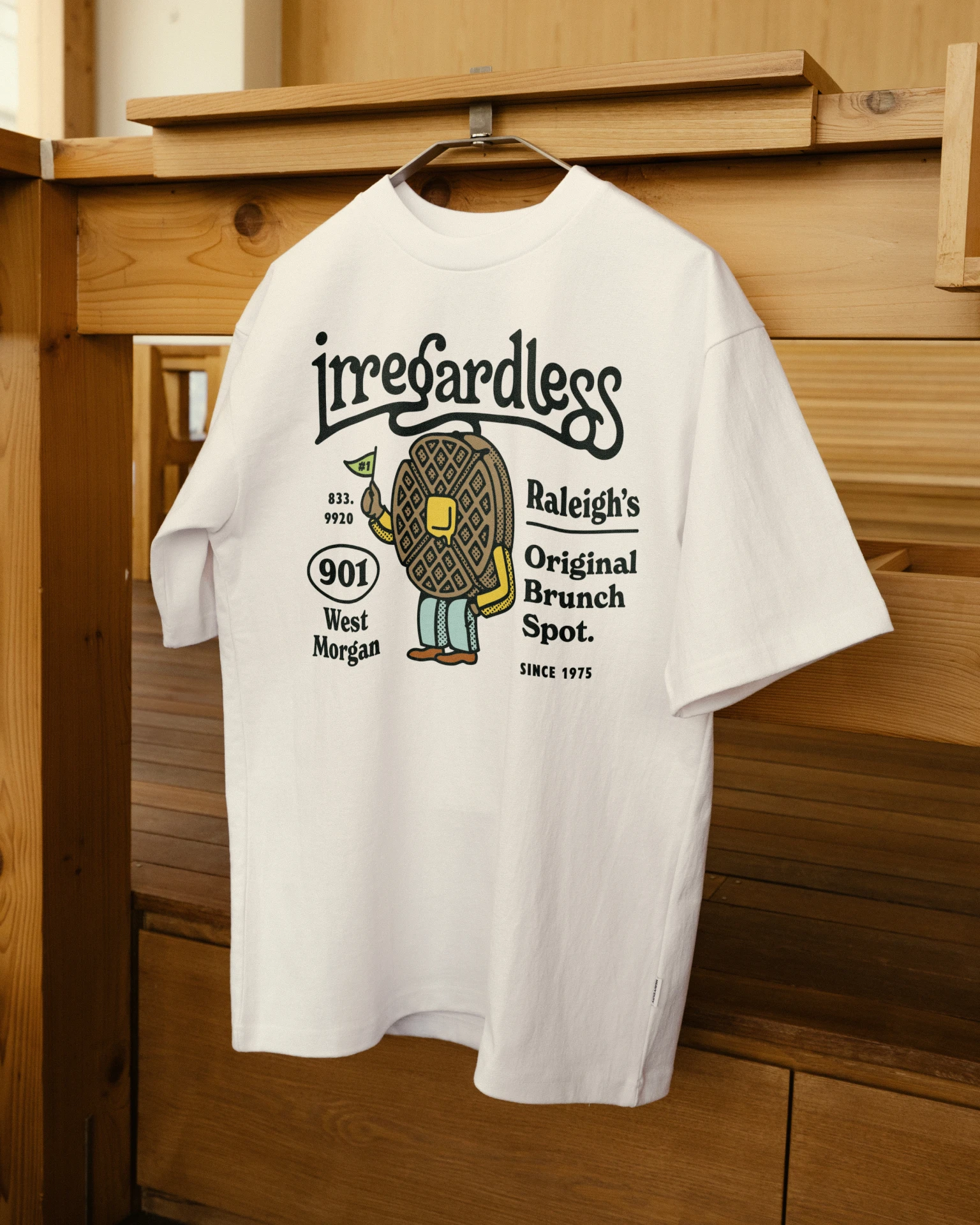 Irregardless brand refresh merch