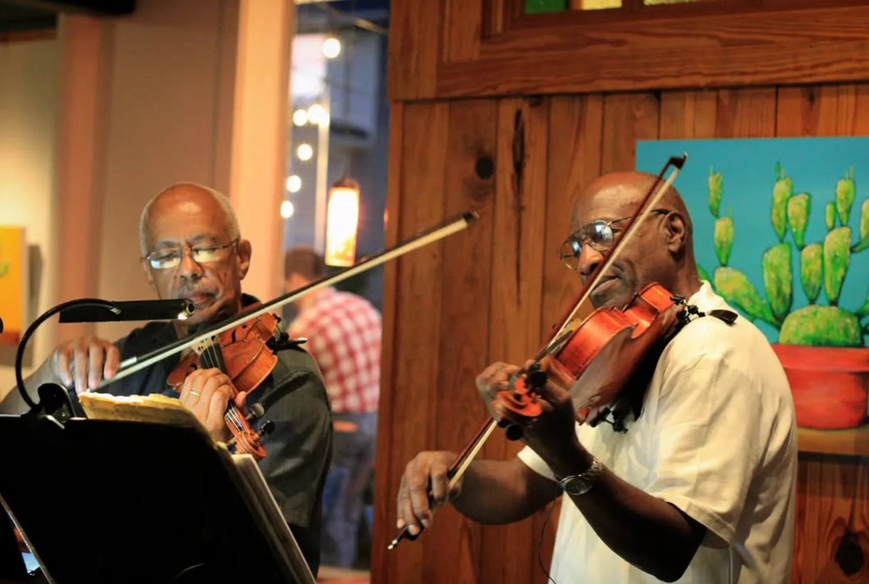 Fosco Philharmonic playing at Irregardless in Raleigh, NC