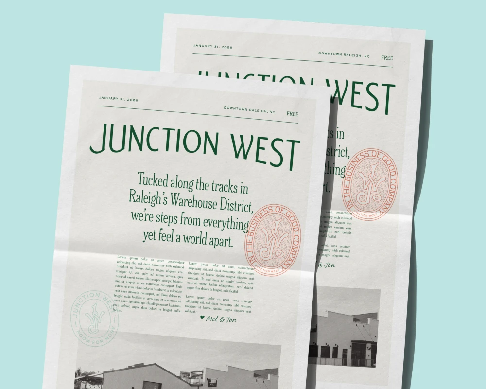 A Junction West-branded newspaper