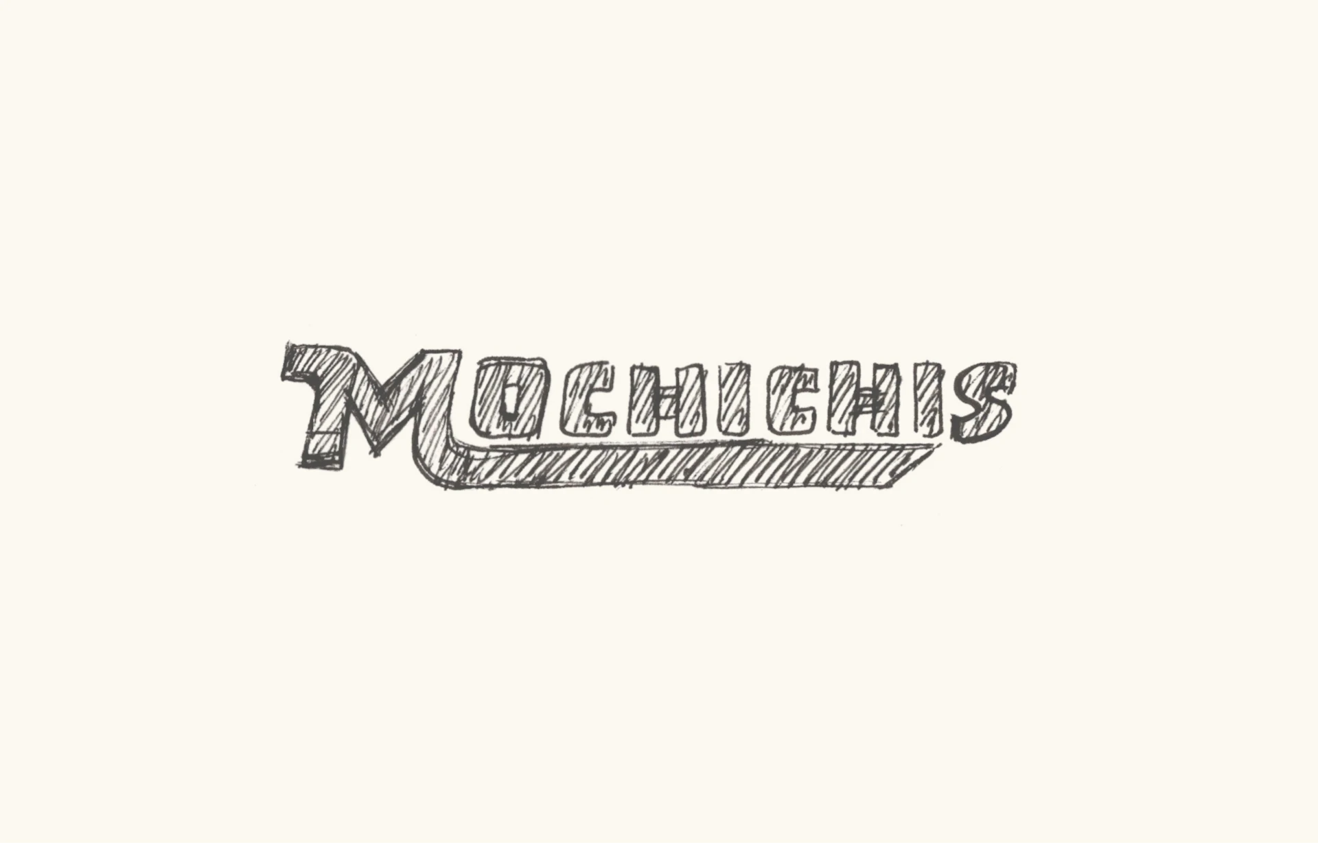 Mochichis donut shop before sketch