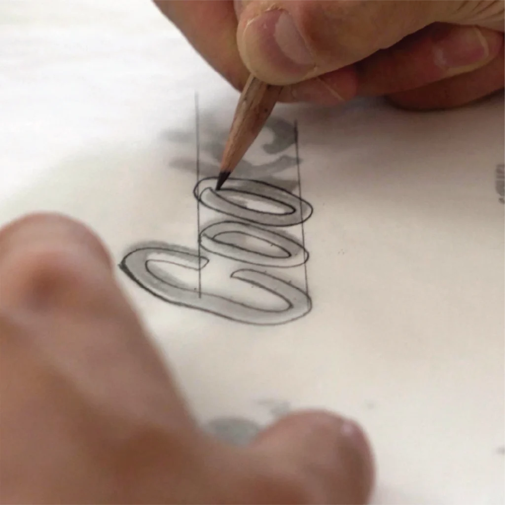 MRC brand studio sketching