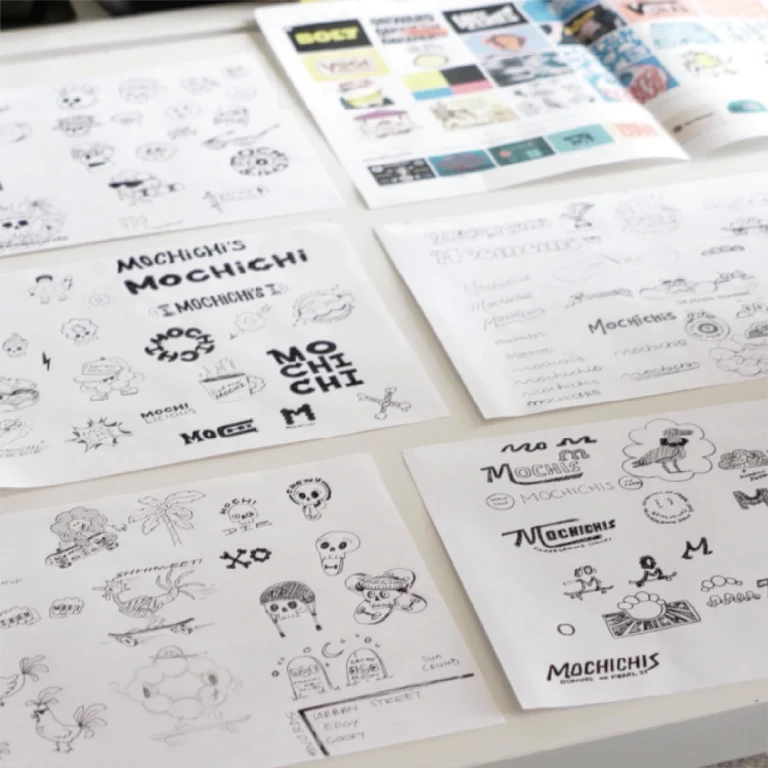 MRC brand studio sketches