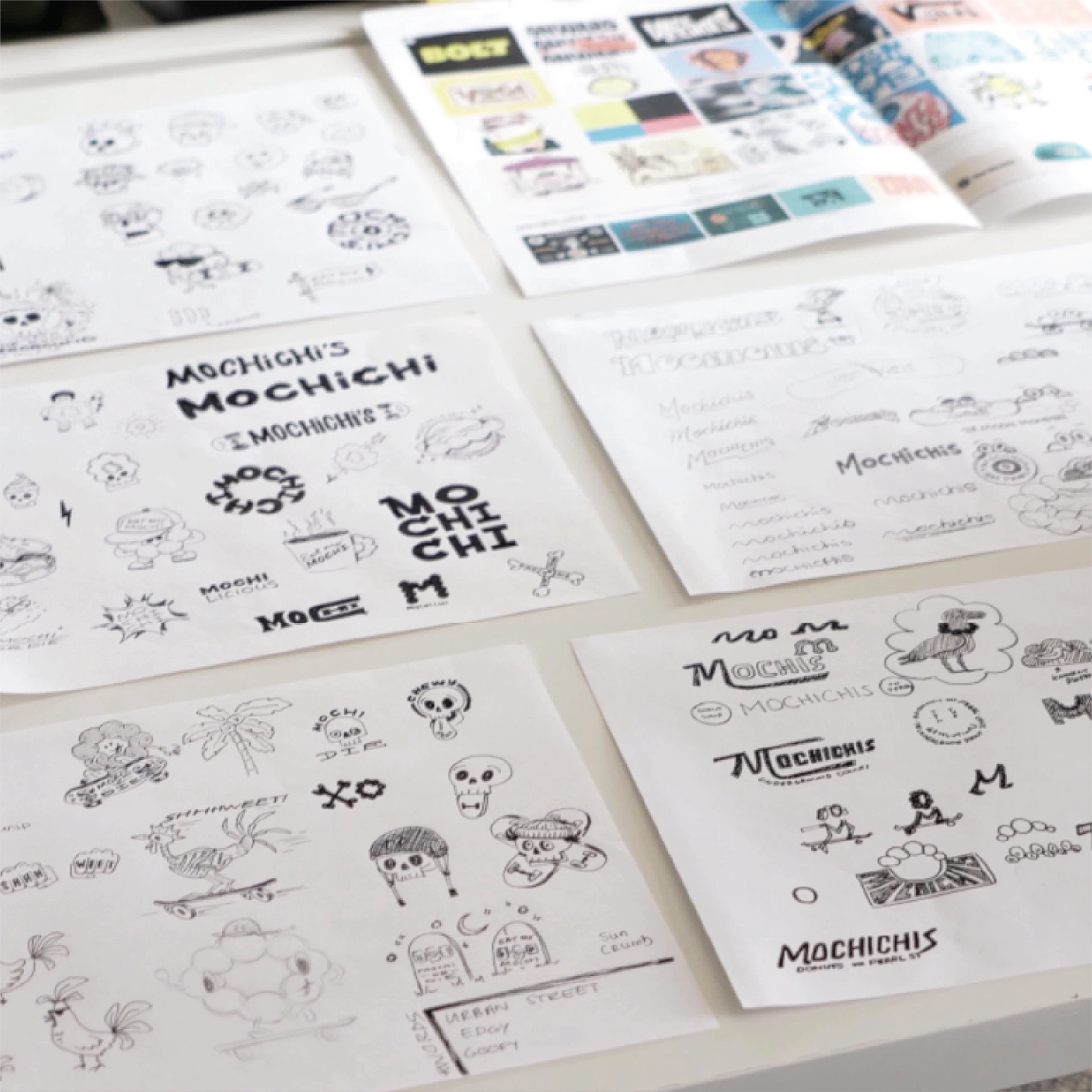 MRC brand studio sketches