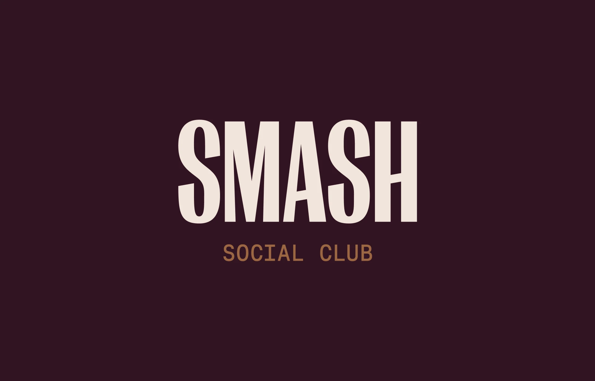 Smash Social Club branding