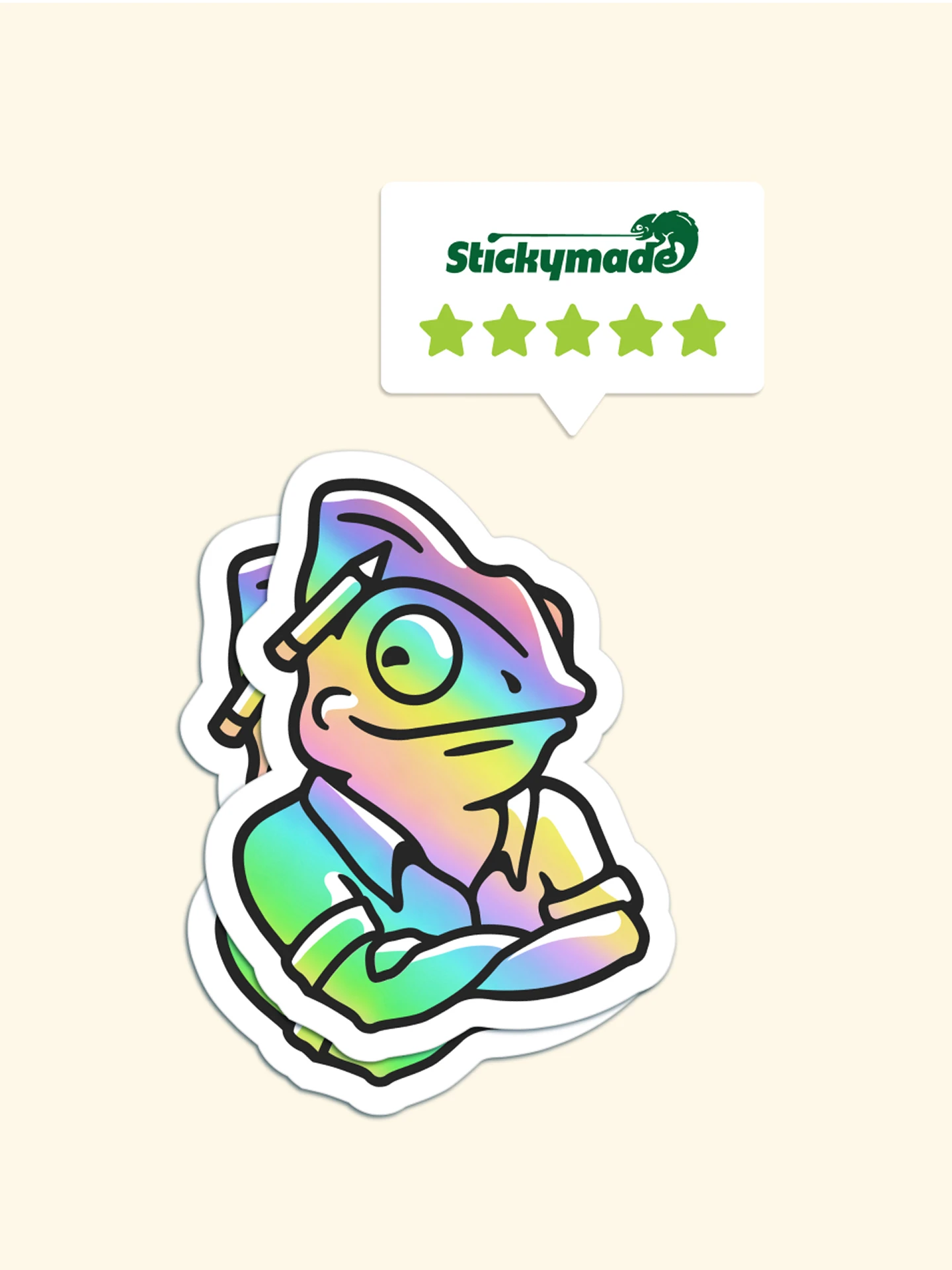 Stickymade brand identity, mascot illustration, messaging and more