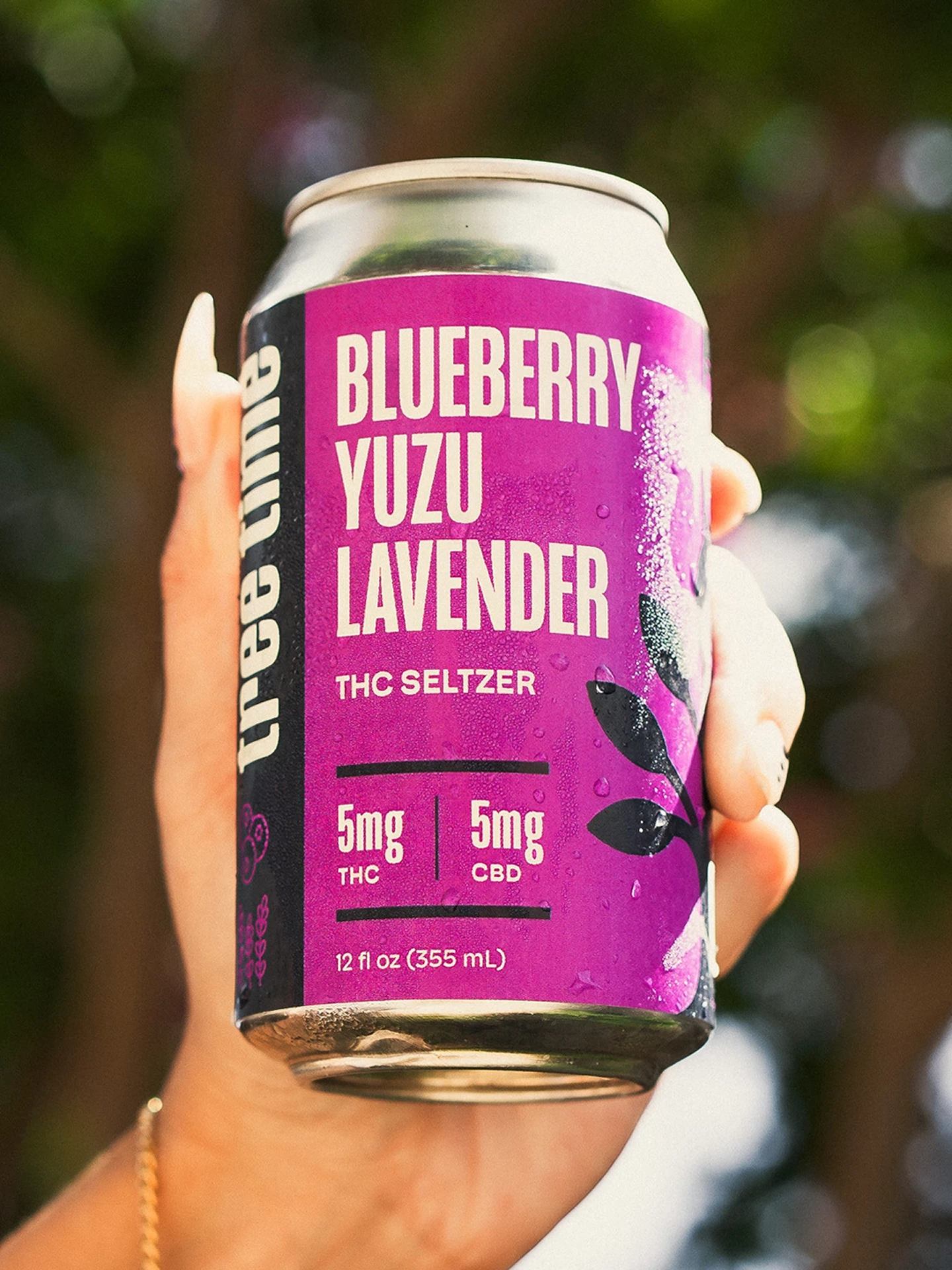 Tree Time seltzer packaging