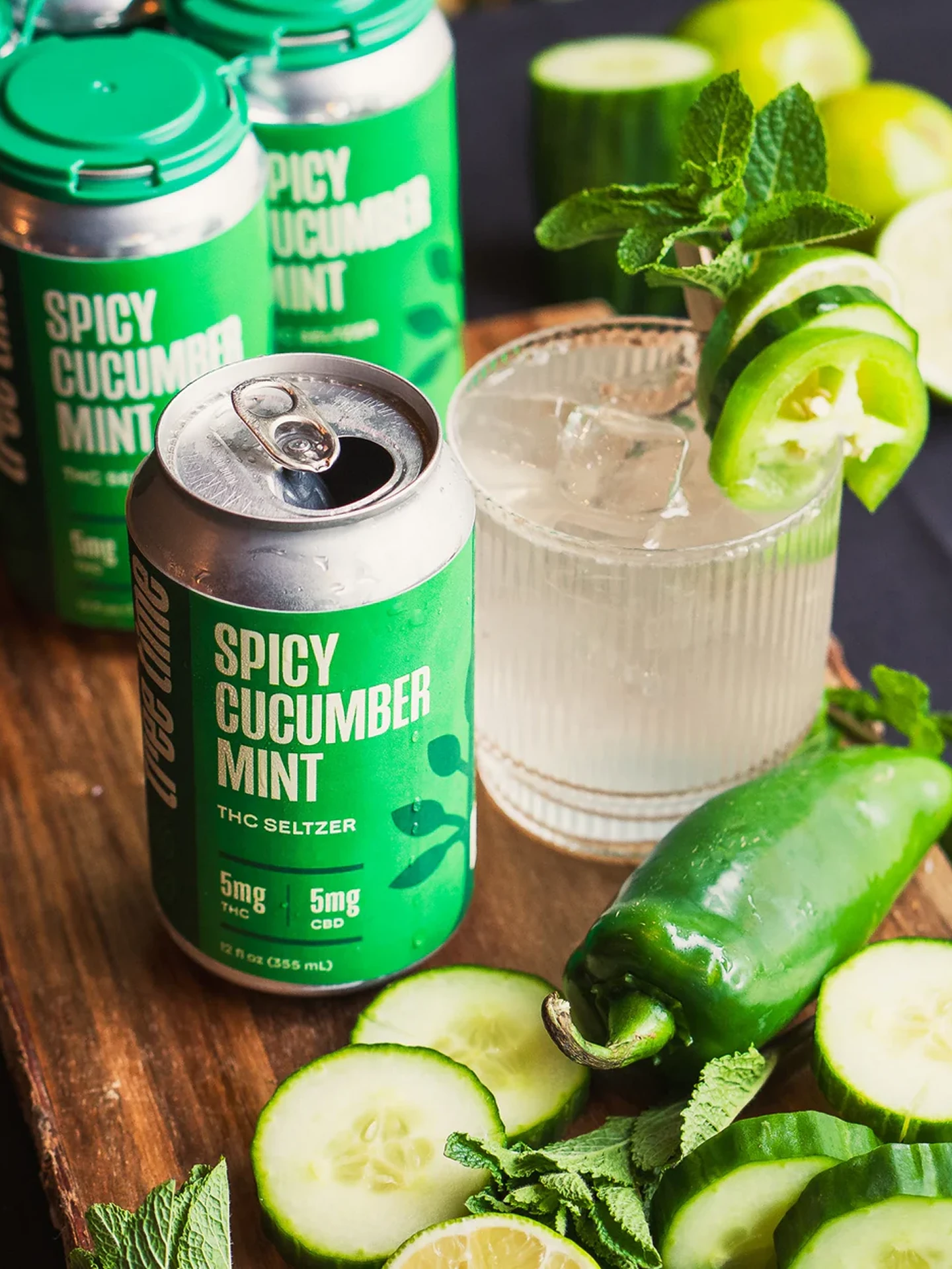 Tree Time seltzer packaging