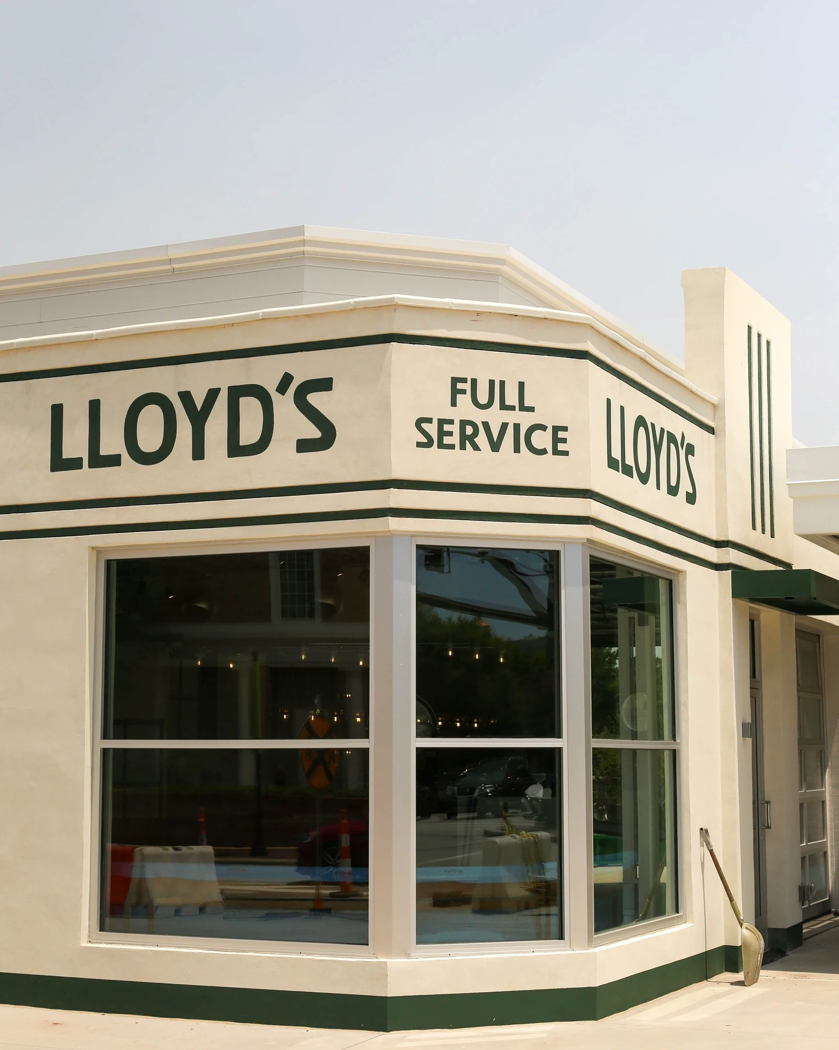Lloyd's in downtown Cary. Exterior, painted