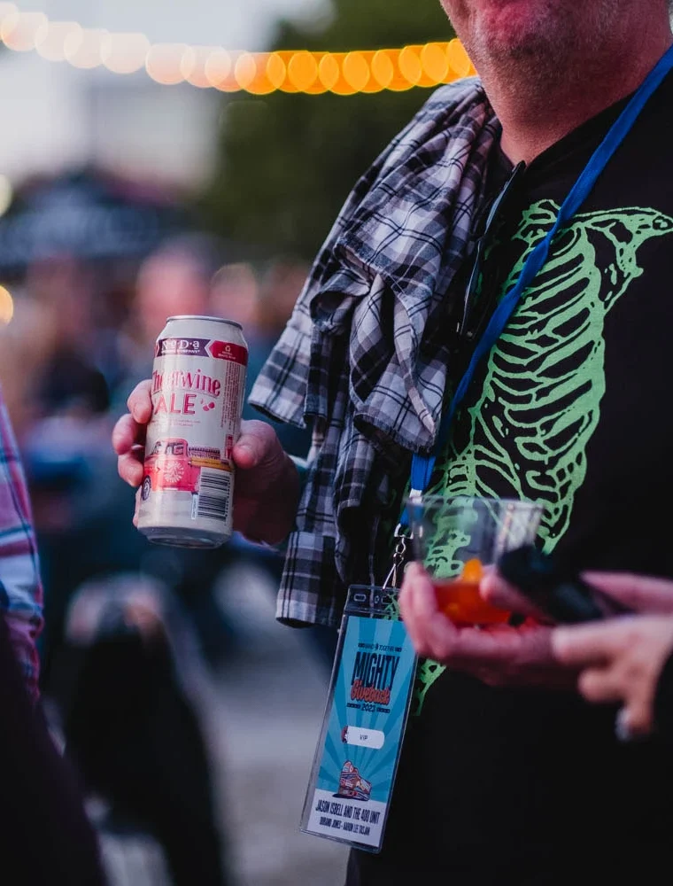 Close up shot of the VIP badges for Mighty Giveback