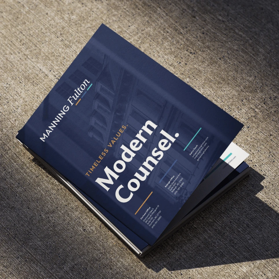 Manning Fulton attorneys company brochure