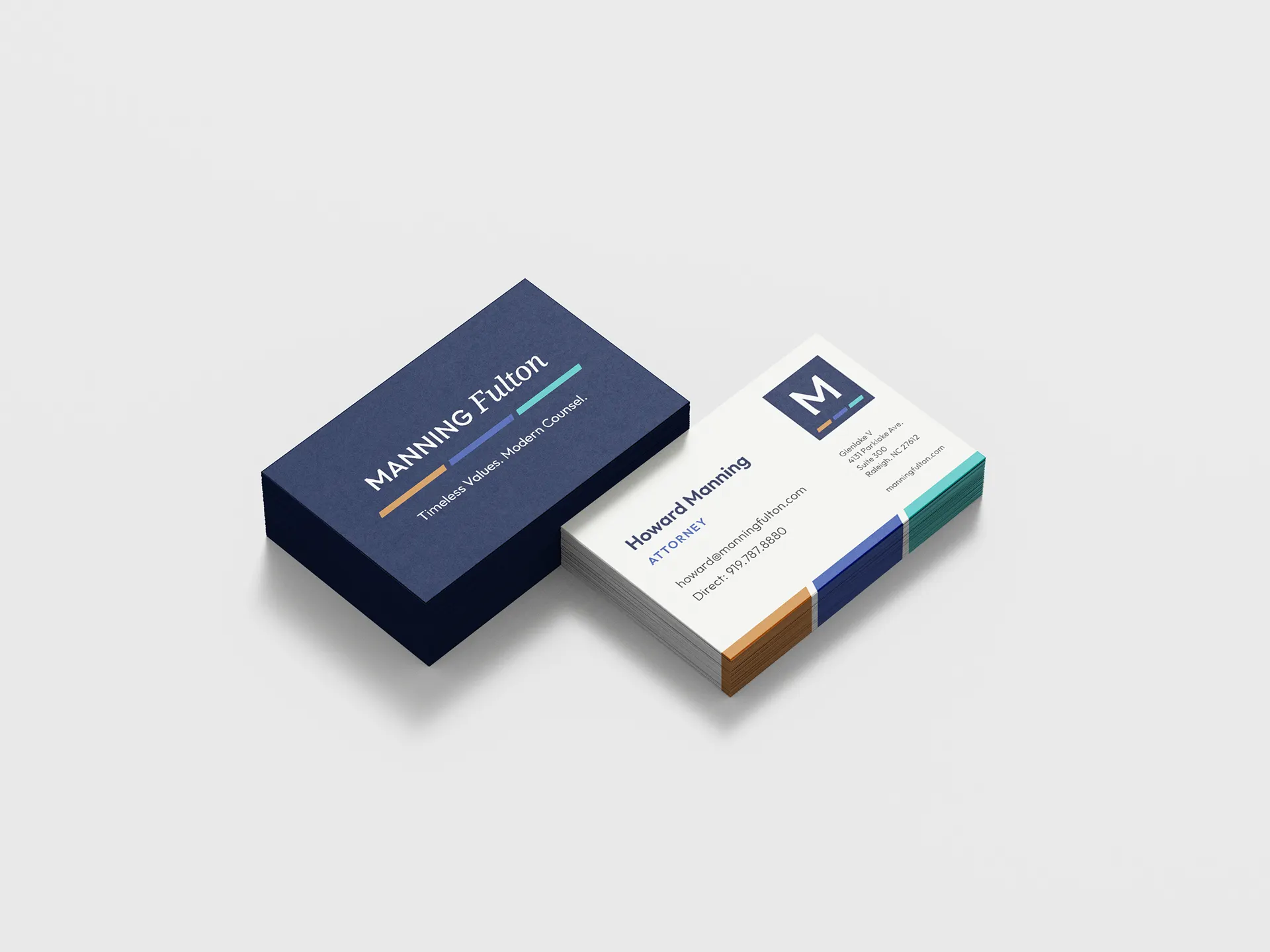 Business cards for Manning Fulton
